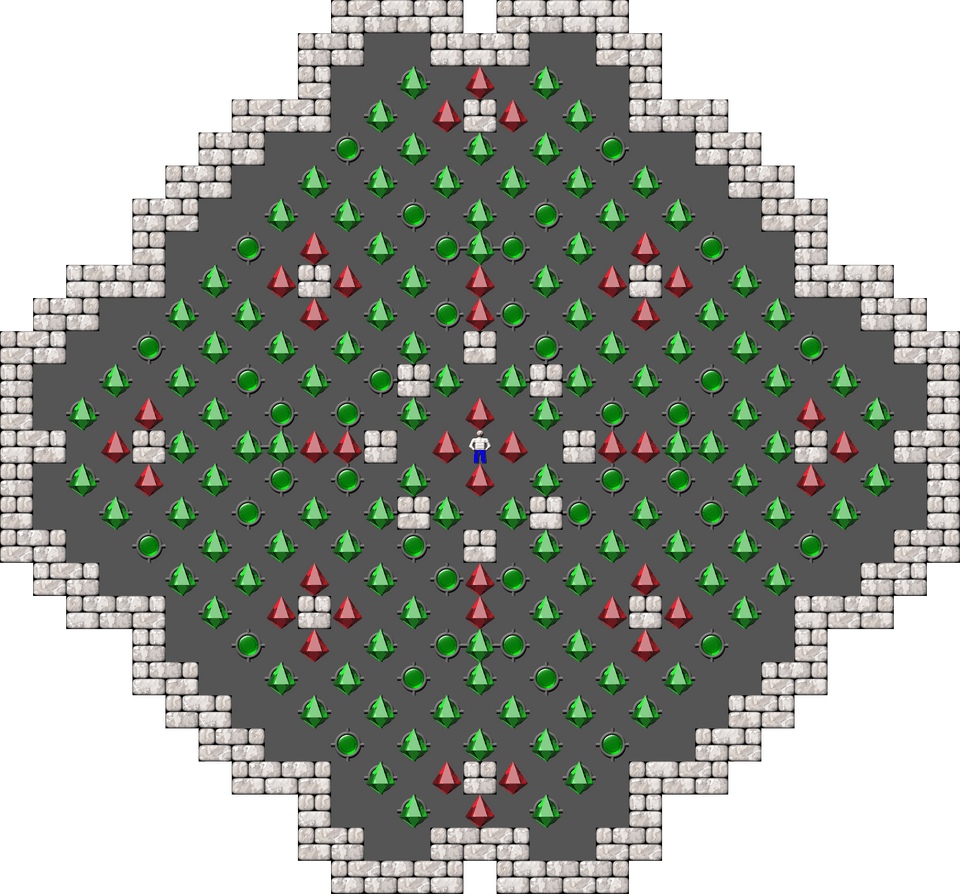 Sokoban Sasquatch 07 Arranged level 117